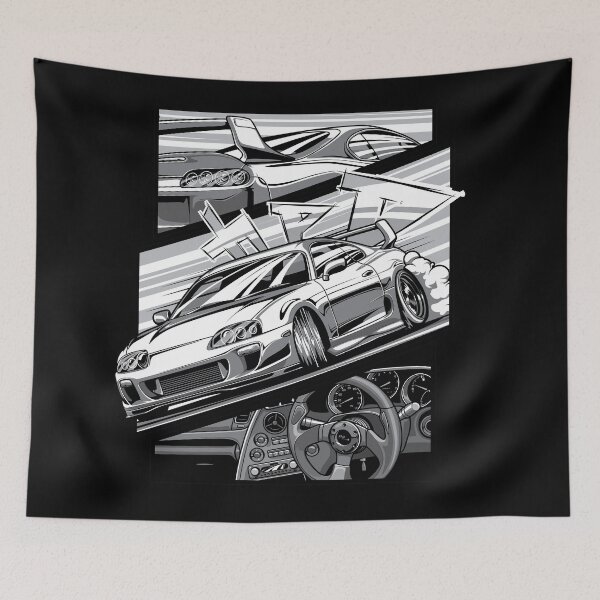Item preview, Supra mk4 in Manga Style designed and sold by pjrstudio.