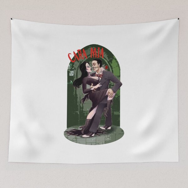 Item preview, Gomez Addams Halloween Spooky Fictitious Structure Leader Family Love Cara Mia! Morticia Gomez Gift designed and sold by GomezAddamSmith.