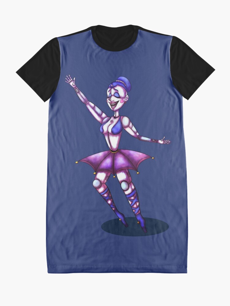 Download "Ballora The Ballerina" Graphic T-Shirt Dress by ...