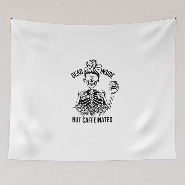 Item preview, Dead inside but caffeinated designed and sold by vastscreen.
