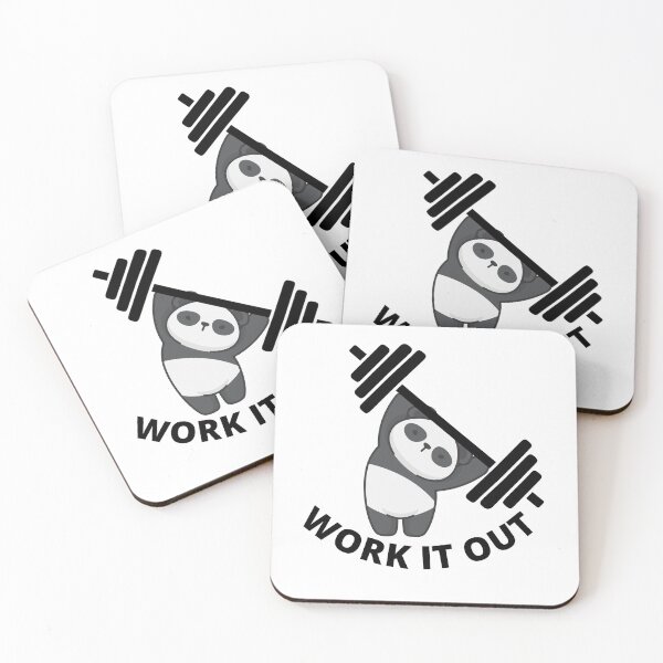 Item preview, Panda work it out  designed and sold by Dreamingnewfie.