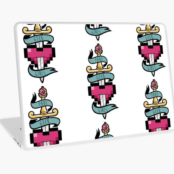 Fake Geek Girls Accessories Laptop Skin