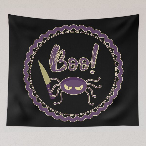 Item preview, Boo! Halloween spider knife hand designed and sold by CutieBlue.