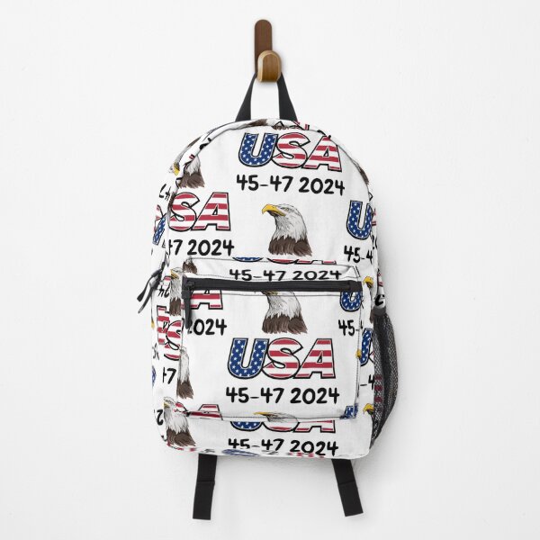 Item preview, Trump 2024 T-ShirtUSA 45 47 Trump 2024 flag American designed and sold by Hellenbeautiful.