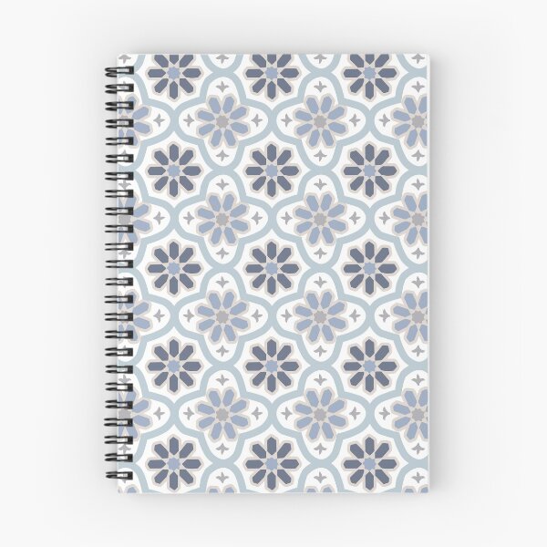 Item preview, Islamic Geometric Pattern in pale blue and blue and beige designed and sold by ZamZamDesign.