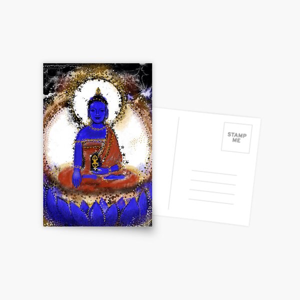 Akshobya, Blue Buddha of the Eastern Realm Postcard
