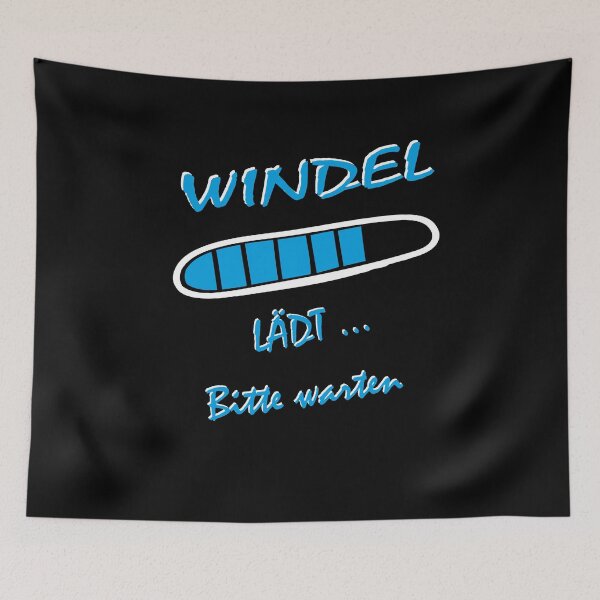 Item preview, Baby diaper loading - please wait designed and sold by Shirt-Designs.