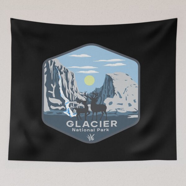 Item preview, Glacier Mountain National Park designed and sold by Ashu-Tyagi.