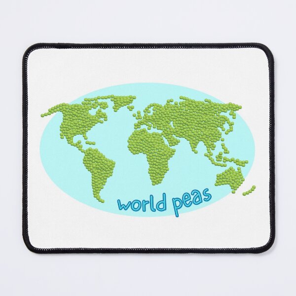 Item preview, World peas - Food pun designed and sold by The Agreeable Raven.