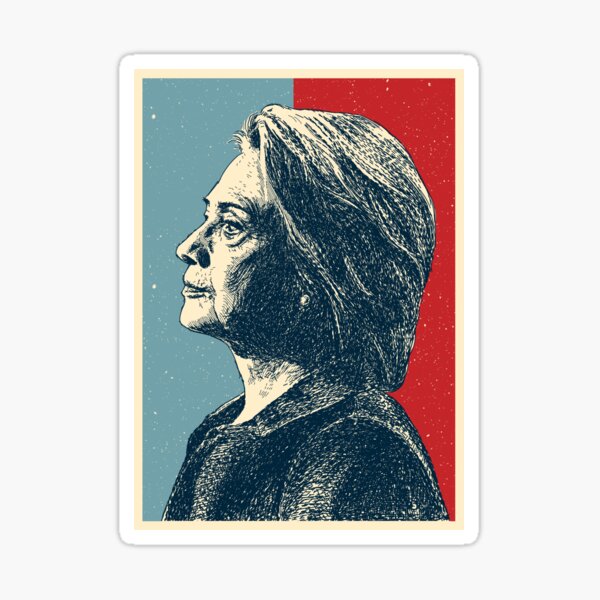 Vista previa del artículo con la obra «Vota ahora - Hillary», diseñado y vendido por barmalisiRTB.