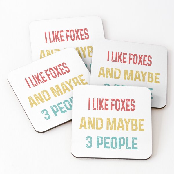 Item preview, I like Foxes and maybe 3 people designed and sold by CactusDesigns68.