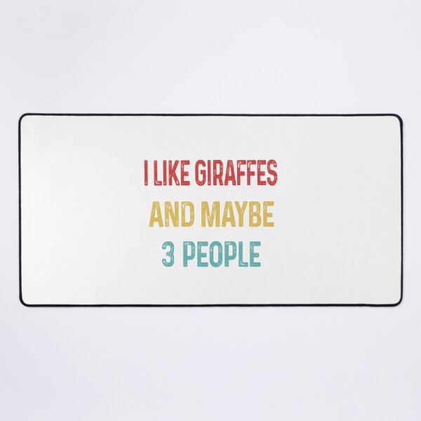Item preview, I like Giraffes and maybe 3 people designed and sold by CactusDesigns68.