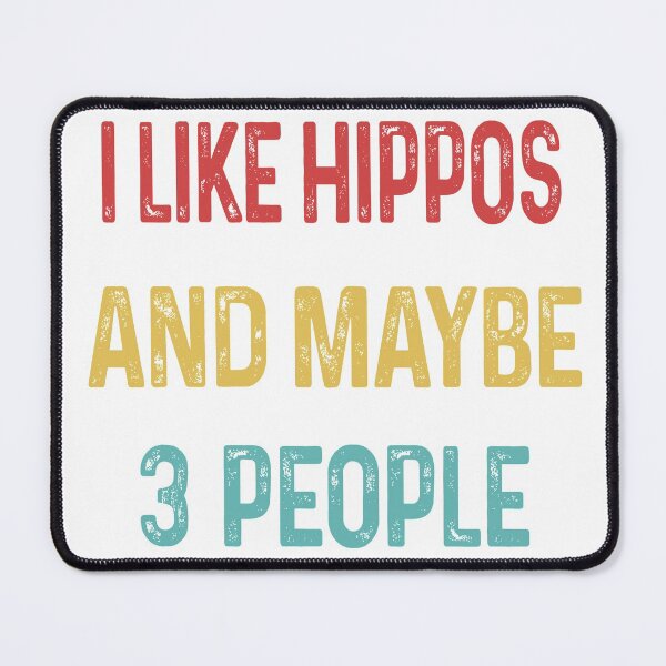 Item preview, I like Hippos and maybe 3 people designed and sold by CactusDesigns68.