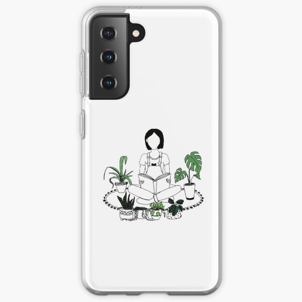 Minimalist Plant Lady at Story Time Samsung Galaxy Soft Case
