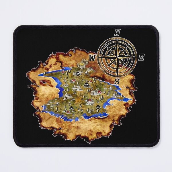 Item preview, Old Pirate Map designed and sold by Nattea.