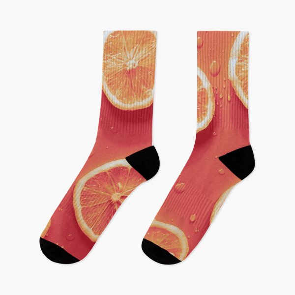 Item preview, Funky Orange Shadow Citrus Slices Background designed and sold by bubblyshades.