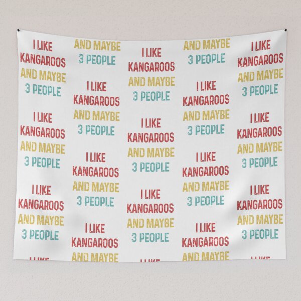 Item preview, I like Kangaroos and maybe 3 people designed and sold by CactusDesigns68.