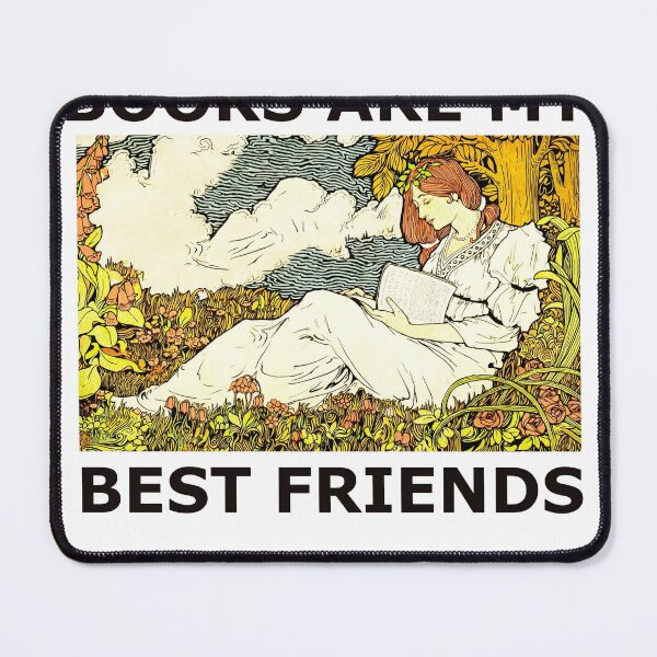 Item preview, BOOKS ARE MY BEST FRIENDS designed and sold by Marakstore.