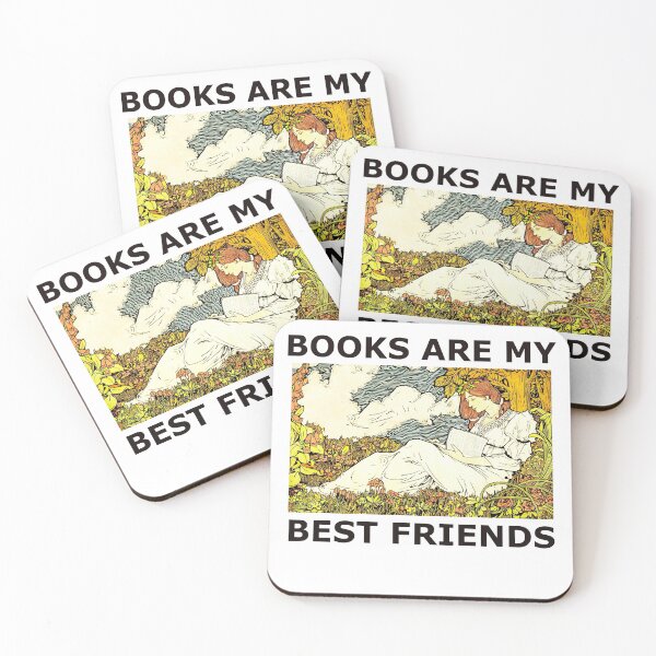 Item preview, BOOKS ARE MY BEST FRIENDS designed and sold by Marakstore.