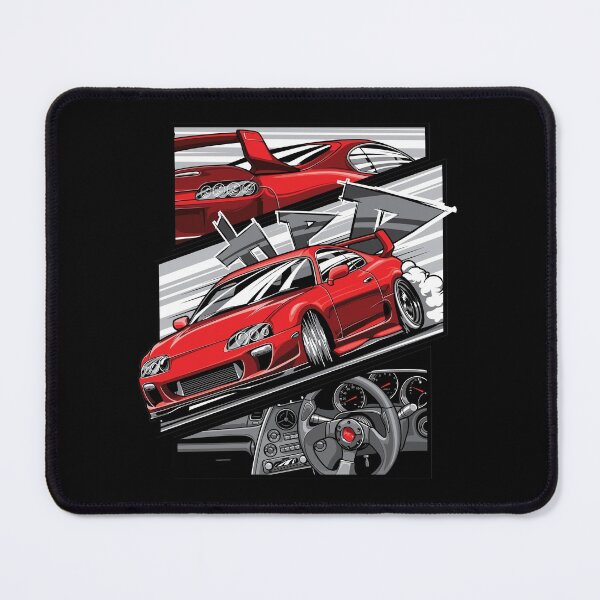 Item preview, Red' Supra mk4 in Manga Style designed and sold by pjrstudio.