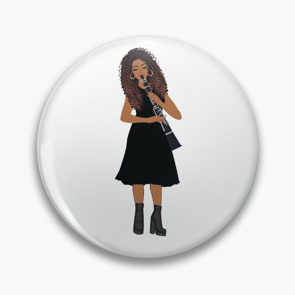 Item preview, Clarinet Girl Playing designed and sold by Erika Gates.
