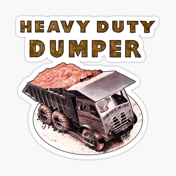 Big Dumper Sticker for Sale by KaydenSpithaler