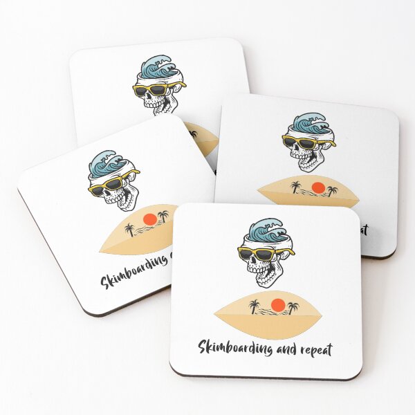 Item preview, Skimboarding and repeat designed and sold by NoelNimmad.