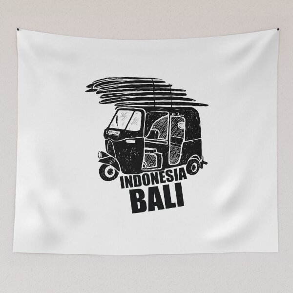 Item preview, Bali surf beach vintage  designed and sold by Original1977.