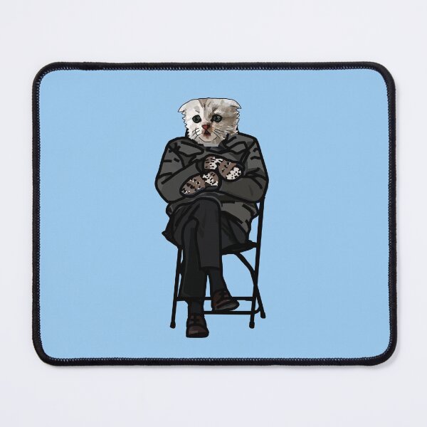 Item preview, Im Not a Cat Memes in Bernie Sanders Mittens designed and sold by ellenhenry.