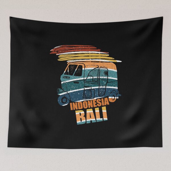 Item preview, Bali surf beach Indonesia vintage  designed and sold by Original1977.