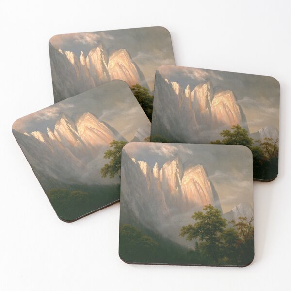 Item preview, Albert Bierstadt "Cathedral Rock, Yosemite" designed and sold by sunny-007.