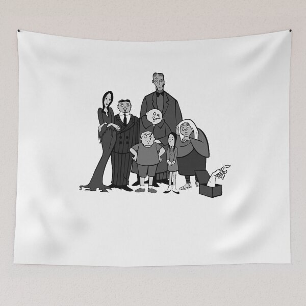 Item preview, Gomez Addams Halloween Spooky Fictitious Structure Leader Family Love The Addams Family Bw Cute Grap designed and sold by GomezAddamSmith.