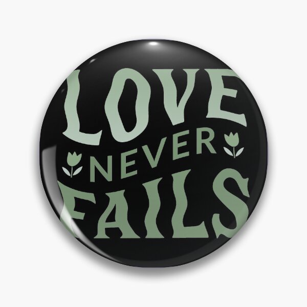 Item preview, Love Never Fails Aesthetic Psychedelic Typography Design  designed and sold by DivineMoonlight.