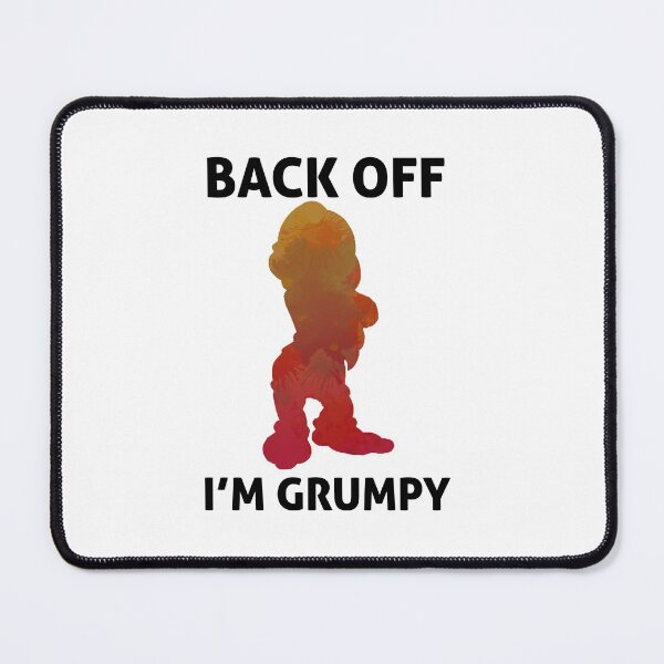 Item preview, Back off I'm Grumpy Inspired Silhouette designed and sold by ShadowsInspired.