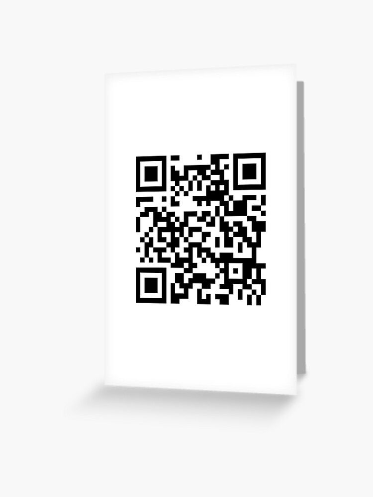 Rickroll qr Please scan for directions joke meme Photographic Print for  Sale by Captain-Jackson