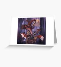 Midnight Witch Greeting Card