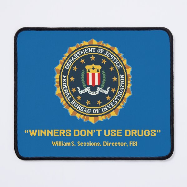 Vista previa del artículo con la obra «Winners Dont Use Drugs», diseñado y vendido por Retro-Freak.