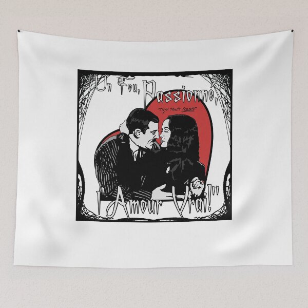 Item preview, Un Fou, Passionne Amour Vrai!One Crazy Passionate True Love! Gomez Addams Halloween spooky designed and sold by GomezAddamSmith.