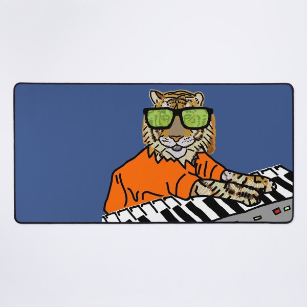 Item preview, Cool Tiger With Glasses Makes Music designed and sold by ellenhenry.