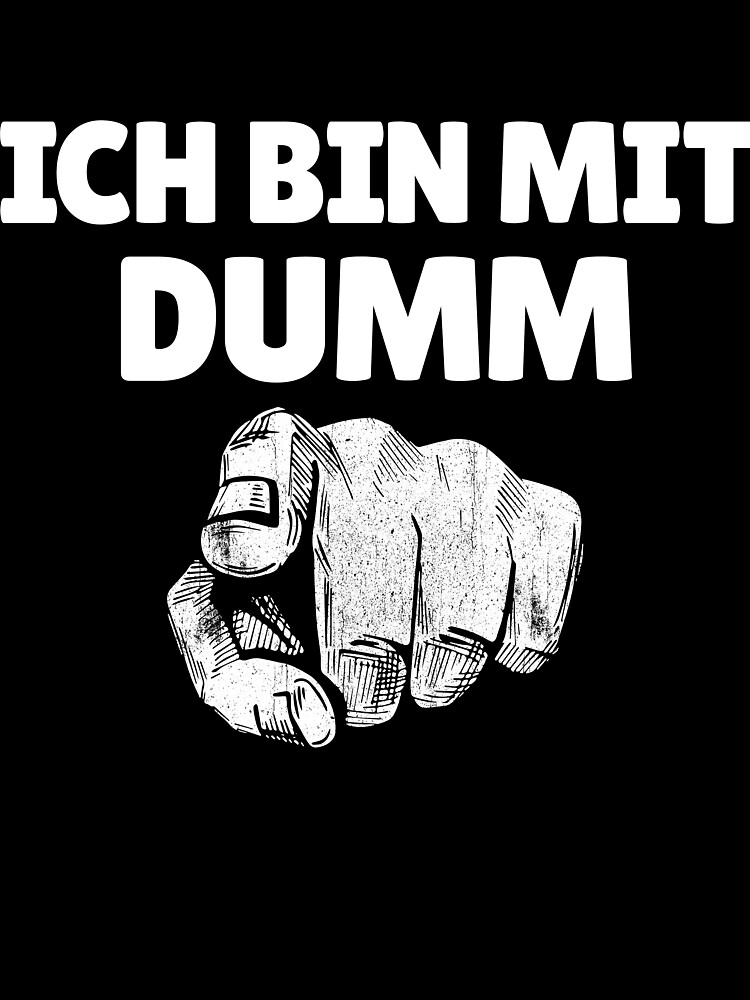 Thumbnail 3 von 3, Tuch, Ich Bin Mit Dumm German Finger At You Funny You're Stupid Gear designt und verkauft von DynamicDesign.