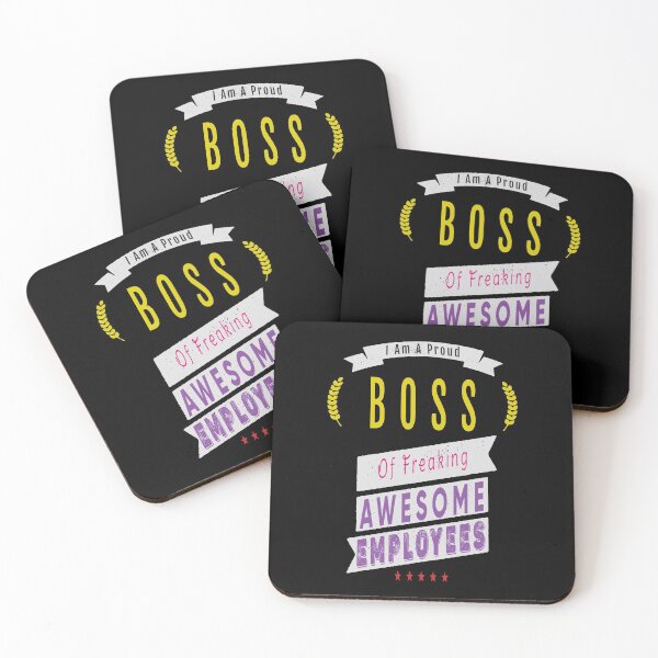 Item preview, I Am A Proud Boss Of Freaking Awesome Employees designed and sold by FridPix.