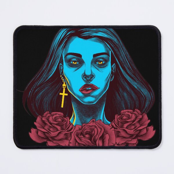 Item preview, Portrait of a woman with roses. designed and sold by SanuokGevitter.