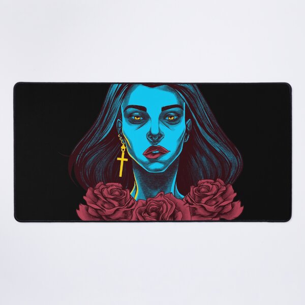 Item preview, Portrait of a woman with roses. designed and sold by SanuokGevitter.