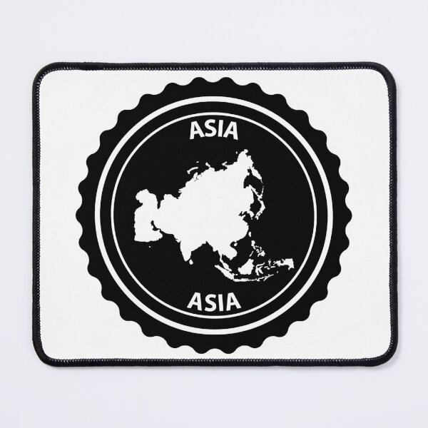 Item preview, Asia rubber stamp designed and sold by Danler.