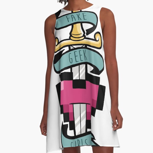 Fake Geek Girls Alternate Hoodie #2 A-Line Dress