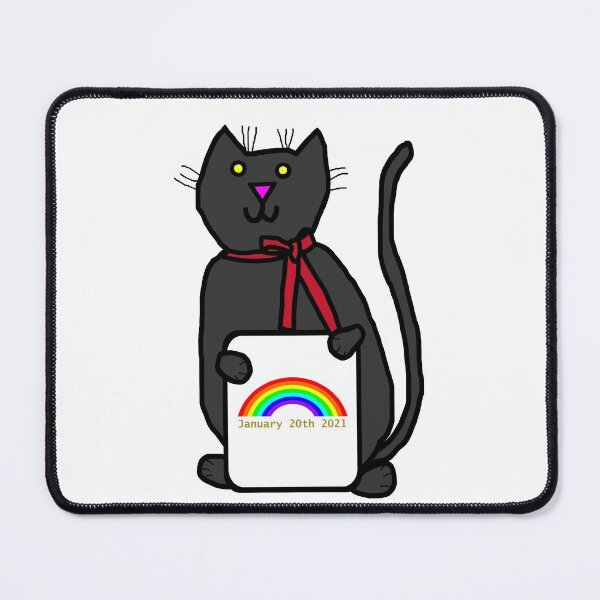 Item preview, Biden Harris Inauguration Rainbow Cute Cat designed and sold by ellenhenry.
