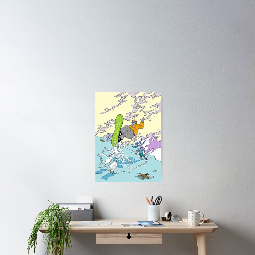 Snowboarding Poster