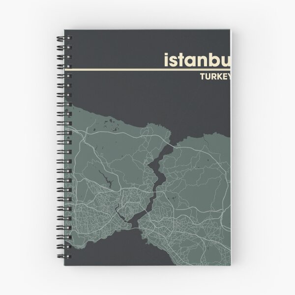 Item preview, İstanbul Turkey Map designed and sold by mertcanglz.