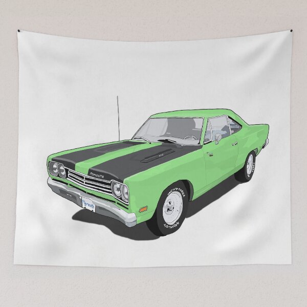Item preview, Lime Green Car designed and sold by Curt's KarToons.