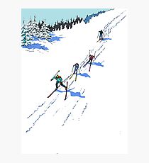 Cross-country Skiing Photographic Print